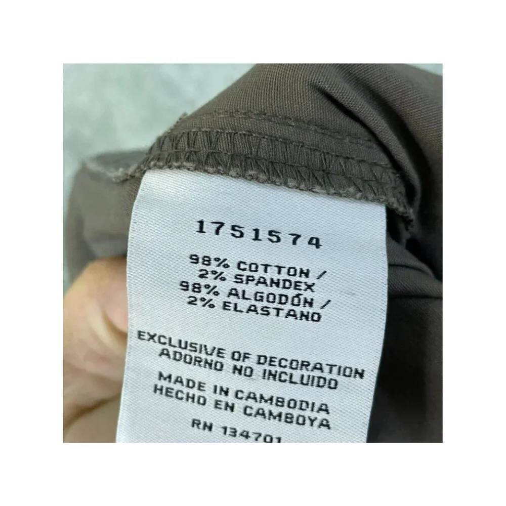 NWT Boston Traders Women's 12 Green Shorts Cotton Blend Casual Style